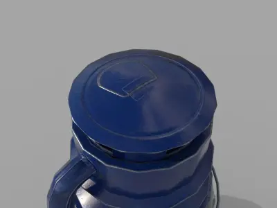 Oil Lamp Free low-poly 3D model