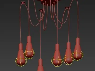 Spider Lamp DIY 3D model