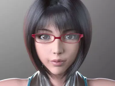 Sayuri Kouzuki V1 Light Edition for Maya 3D model
