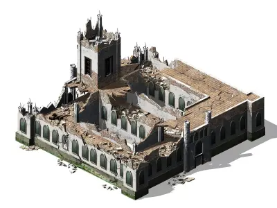 War-city-scars 02 3D model