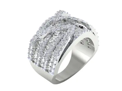Women Ring Render 3dm STL MTL SLC JCD OBJ FBX Details 3D print model 36