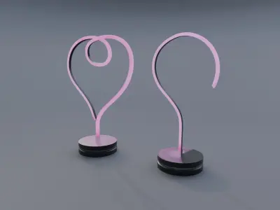 Awesome Rgb Led Table Lamps Table Lamp Pack Free low-poly 3D model