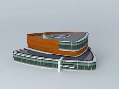 Parventa library Ventspils Latvia Free 3D model