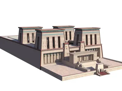PHOTOREALISTIC PALACE OF PI-RAMESSES 3D model