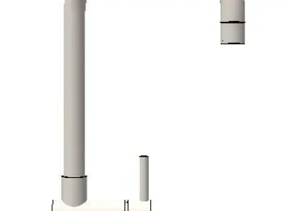 kitchen mixer tap Low-poly 3D model