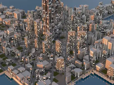 Cityscape 3001 3D model