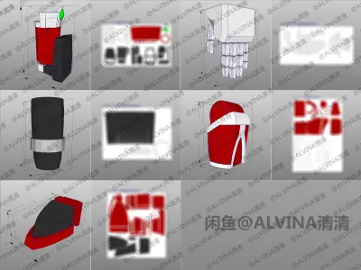 B-Robo Kabutack Super Transform Form Cosplay Pepakura Foam Full Low-poly 3D model