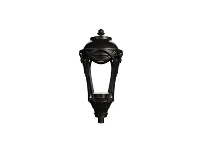 Lantern-5 wrought iron street lamp 3D model