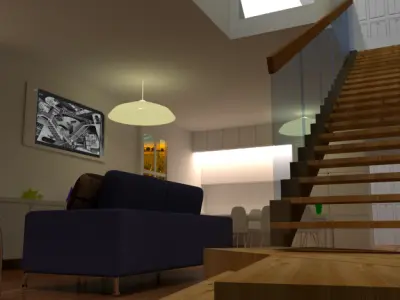 Living Room 3D model