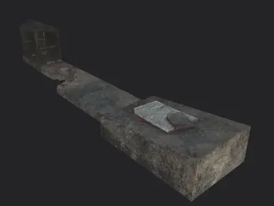 Main holes Free low-poly 3D model