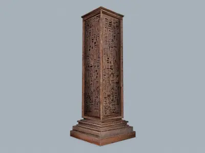 monolith Low-poly 3D model