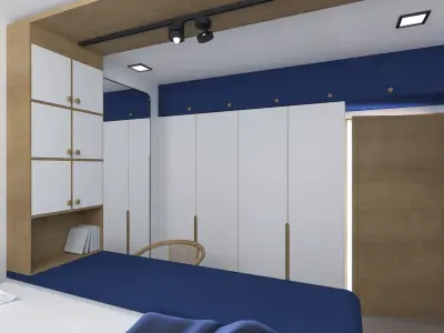 Bedroom Interior 3D model 63