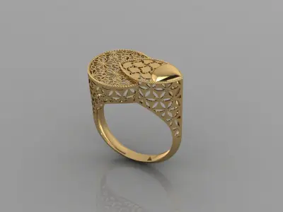 turtorial ring 3D print model