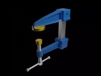 C-clamp clamp 3D model