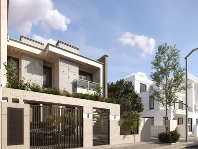 Modern House Exterior Design 3D model purchase