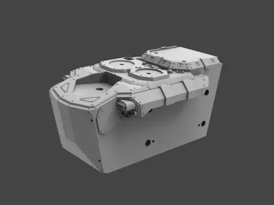 Armored Might MRHV - Main Hull 3D print model