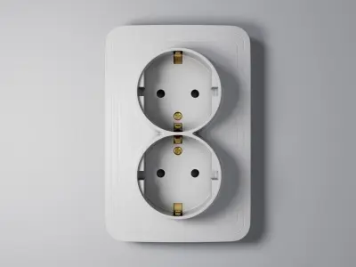 Realistic Outlet Type 1 3D model