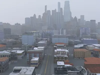 City 98 Low-poly 3D model