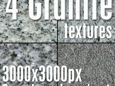4 High Res Seamless Granite Textures Vol01 part1 Texture