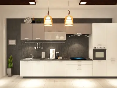 Modern Minimalistic Kitchen  3D model