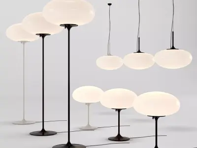GUBI LAMP STEMLITE COLLECTION Low-poly 3D model
