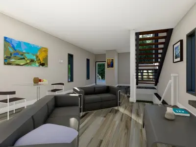 Contemporary City Urban Home 3D model