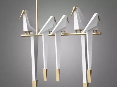Moooi Perch Light Branch Grande 3D model
