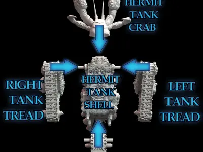 Tide Haunters - Cephaloid Assault Tank 3D print model