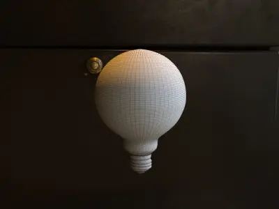 Light bulb 3D model