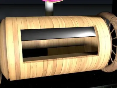 Street restaurant Free 3D model