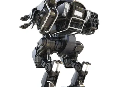 Robot warrior 3D model