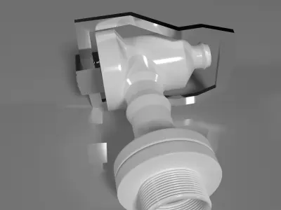 Tap for water filter 3D model