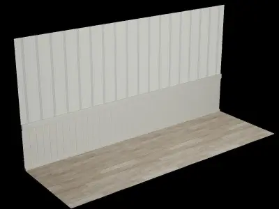 Scandinavian Interior Elements PBR 3D model