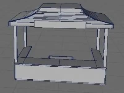 Market Shops  and Stalls Pack Low-poly 3D model