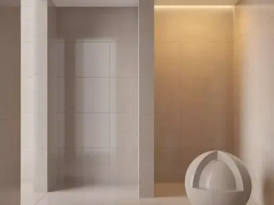 Marble wall 65 3D model