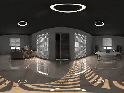 Entrance hall of the Academy Low-poly 3D model