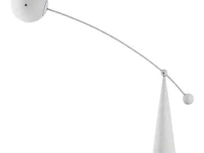 Bubbly Nordic Style Standing Lamp 3D model