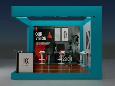 Exhibition Stall  3D model