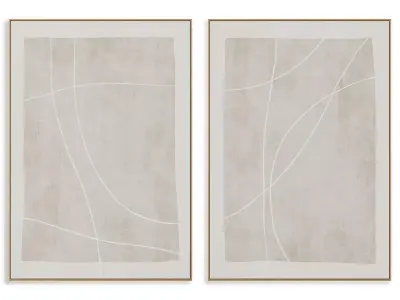 Abstract Painting Frame set 3D model 449