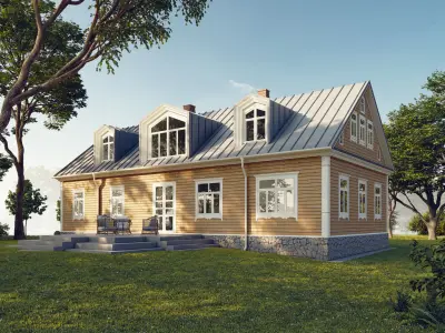 LUMION 12 SCENE VILLA 3D model