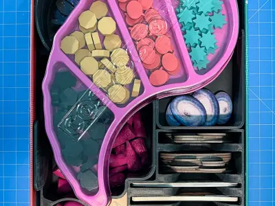 Cosmoctopus Board Game 3D Insert 3D print model