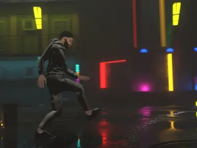 DANCE EXPRESSION Low-poly 3D model