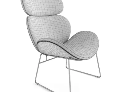 Actona Cazar Resting Chair 3D model
