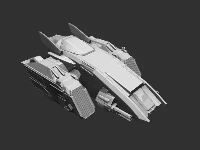 Spaceship 3D print model order