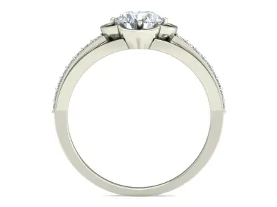 Women Ring  Render 3dm STL OBJ FBX Details 3D print model 333