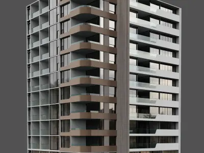 RESIDENTIAL BUILDING NO74 A 3D model