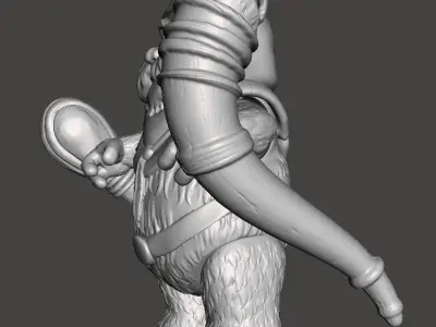 STL File 3D Ewoks Paploo  3D Print Model 3D OBJ 3D print model 3D print model