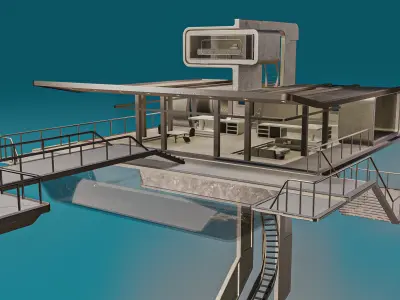 Sky Tower - Oblivion Low-poly 3D model