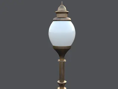 Classic street lamp Collection 3D model