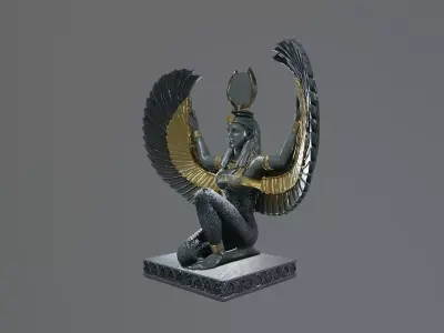 ancient egypt prop bundle Low-poly 3D model